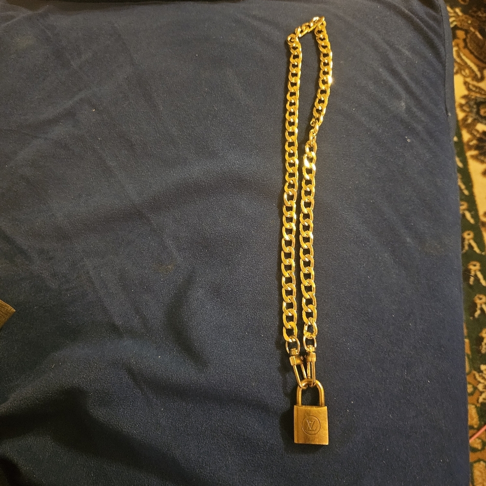 Louis Vuitton Gold Padlock Charm